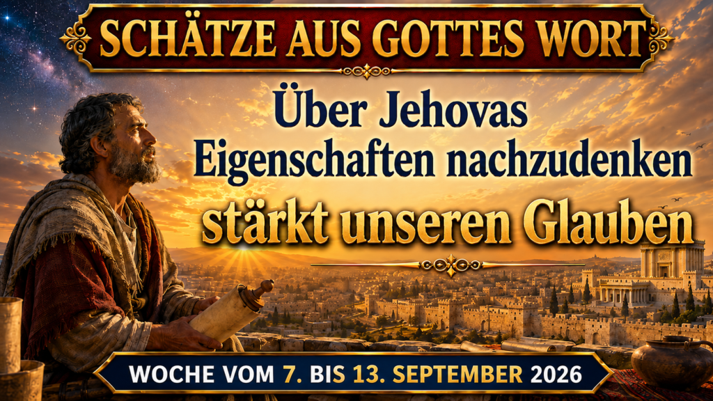 Tesoros de la Biblia del 7 al 13 de septiembre de 2026