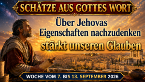 Schätze aus Gottes Wort für die Woche vom 7. bis 13. September 2026