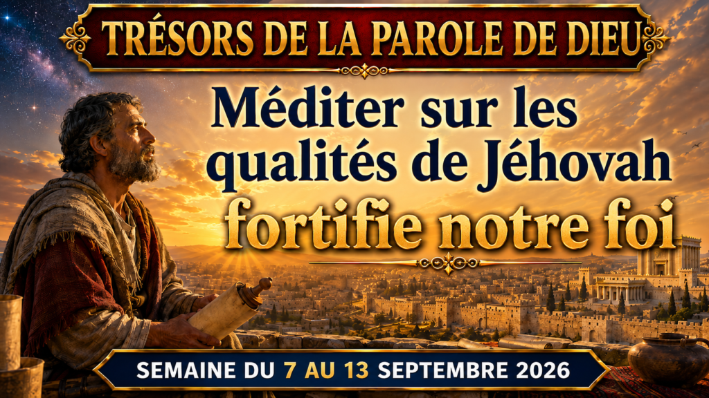Tesoros de la Biblia del 7 al 13 de septiembre de 2026