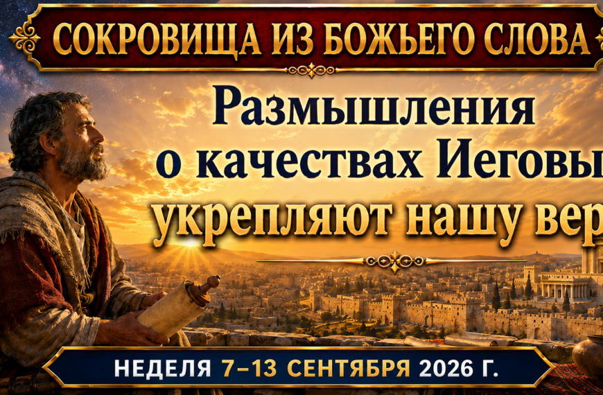 Tesoros de la Biblia del 7 al 13 de septiembre de 2026