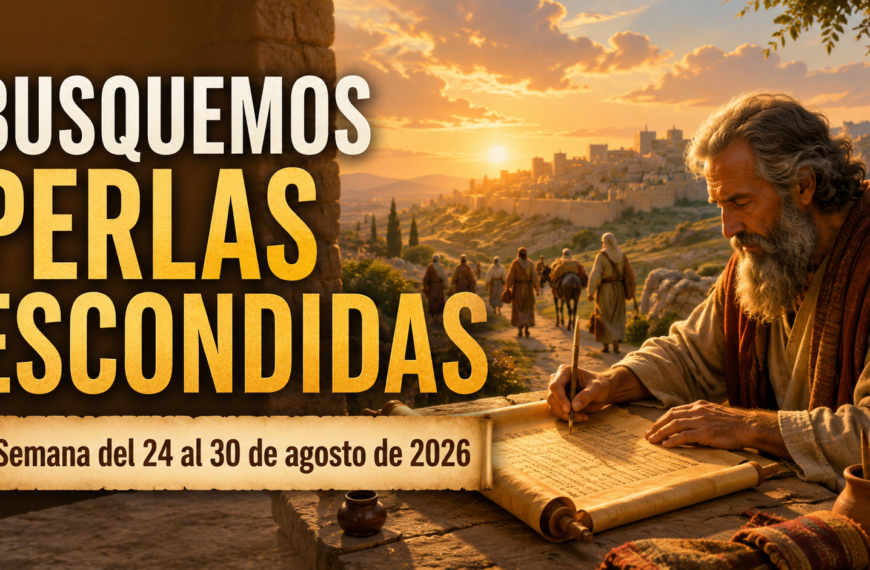 Busquemos Perlas Escondidas del 24 al 30 de agosto de 2026
