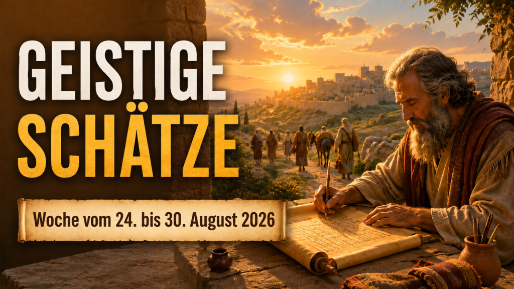 Nach geistigen Schätzen graben für die Woche vom 24. bis 30. August 2026 Busquemos Perlas Escondidas del 24 al 30 de agosto de 2026