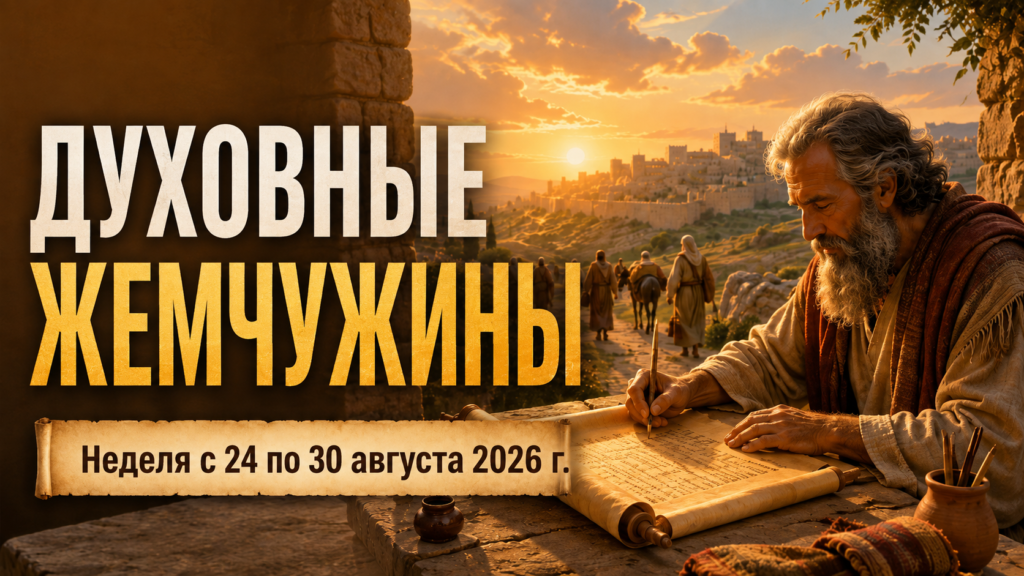 Духовные жемчужины на неделю с 24 по 30 августа 2026 года Busquemos Perlas Escondidas del 24 al 30 de agosto de 2026