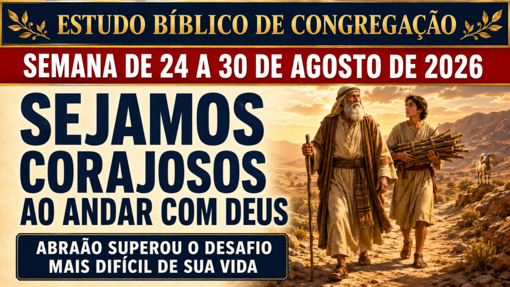 Estudio Bíblico de Congregación del 24 al 30 de agosto de 2026