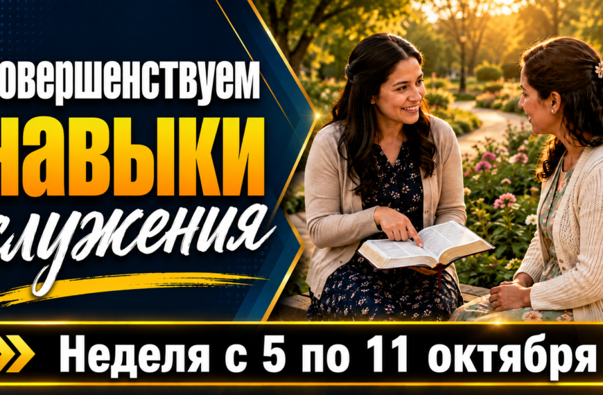 Комментарии к встрече Свидетелей Иеговы Seamos Mejores Maestros para la Semana del 5 al 11 de octubre de 2026