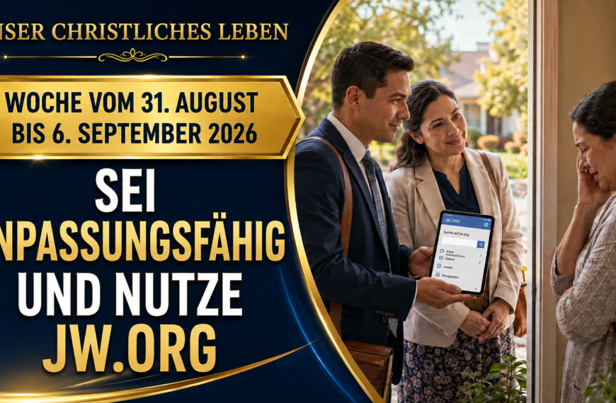 Nuestra Vida CristianaSemana del 31 de agosto al 6 de septiembre de 2026