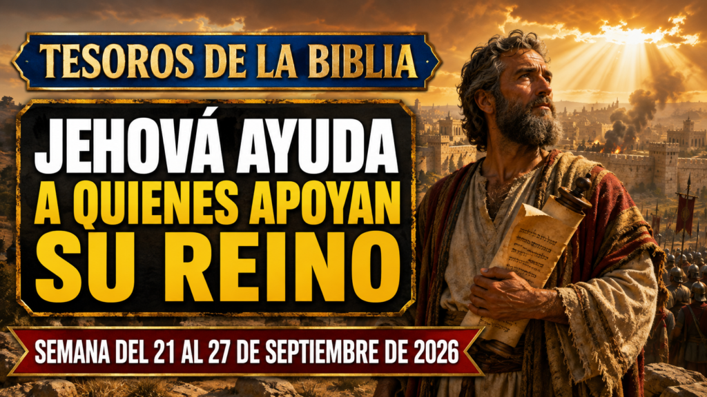 Tesoros de la Biblia para la semana del 21 al 27 de septiembre de 2026