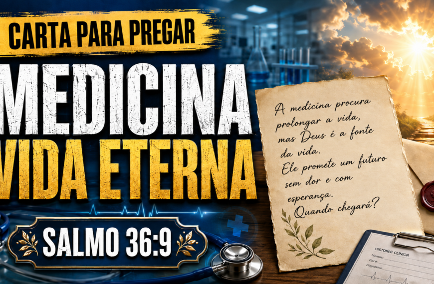 Carta para predicar sobre medicina vida eterna Salmo 36:9
