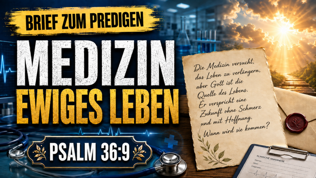 Carta para predicar sobre medicina vida eterna Salmo 36:9