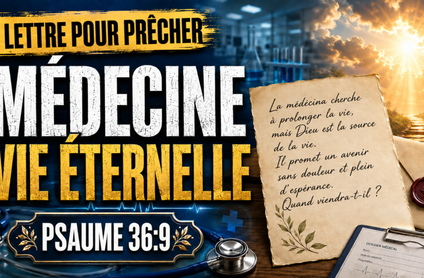 Carta para predicar sobre medicina vida eterna Salmo 36:9