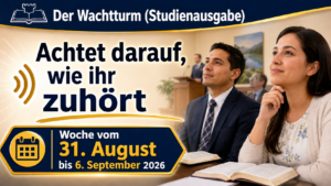 Estudio de La Atalaya para la semana del 31 de agosto al 6 de septiembre de 2026
