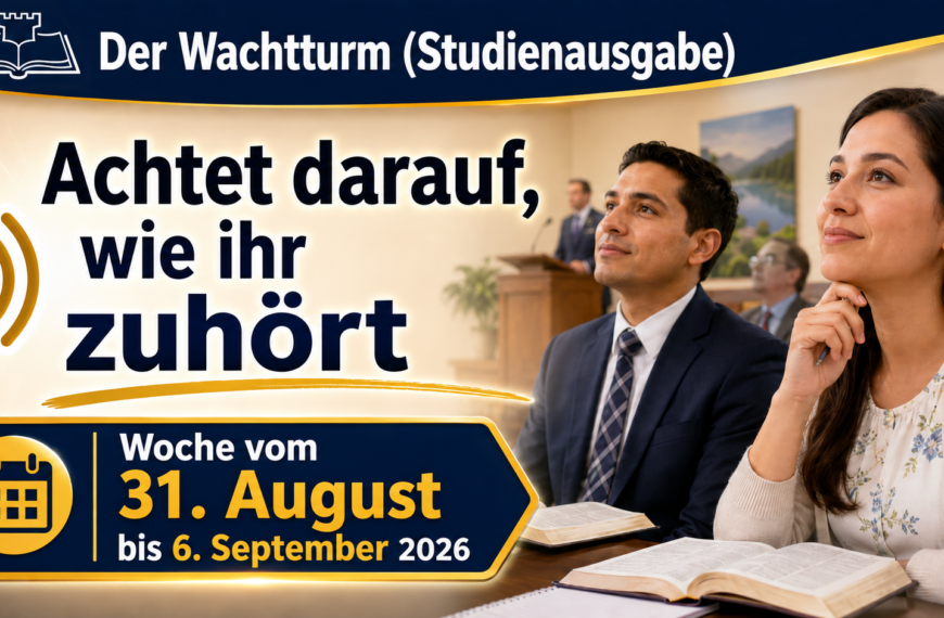 Estudio de La Atalaya para la semana del 31 de agosto al 6 de septiembre de 2026