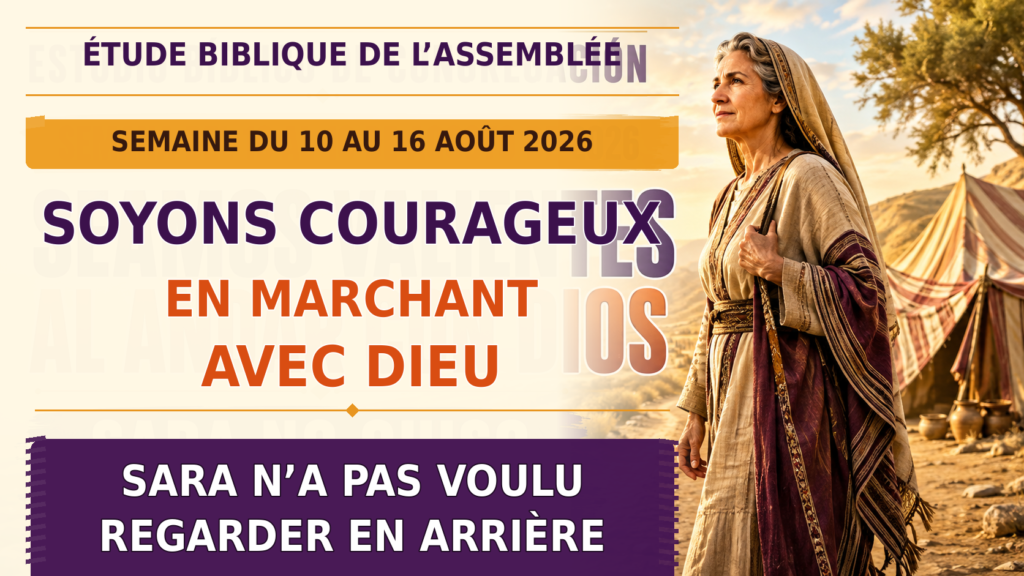 Étude biblique de la congrégation — Semaine du 10 au 16 août 2026 Estudio del Libro para la semana del 10 al 16 de agosto de 2026