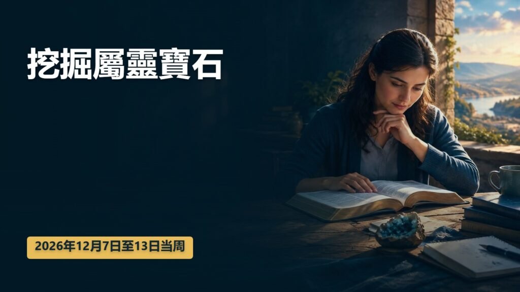 12月7日至13日這一周的挖掘屬靈寶石