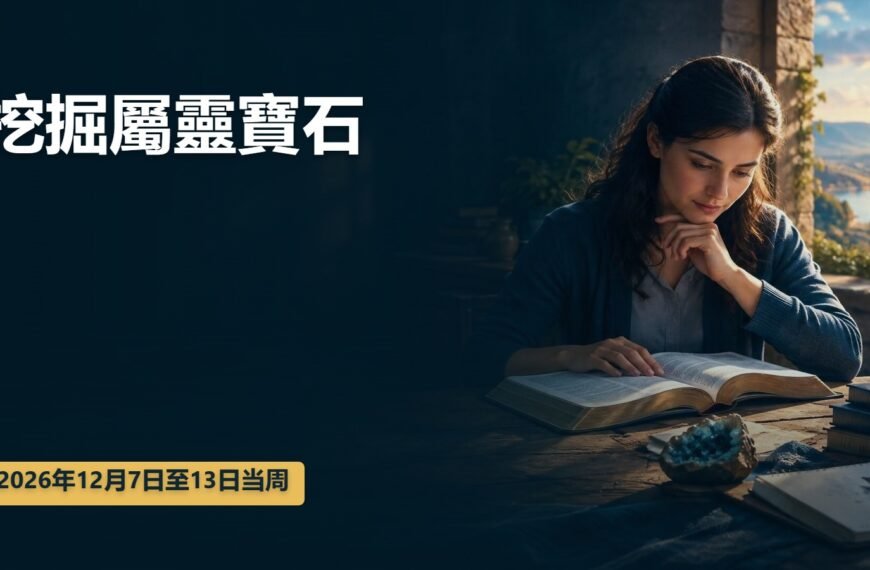 12月7日至13日這一周的挖掘屬靈寶石