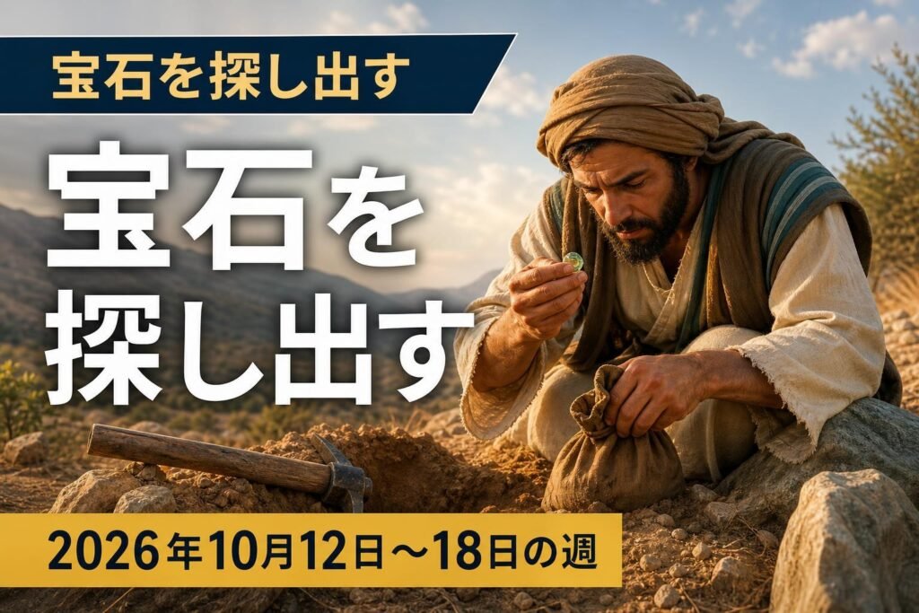 2026年10月12日から18日の週の「宝石を探し出す」 2026年10月12日から18日の週の「宝石を探し出す」