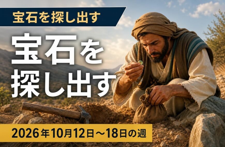 2026年10月12日から18日の週の「宝石を探し出す」