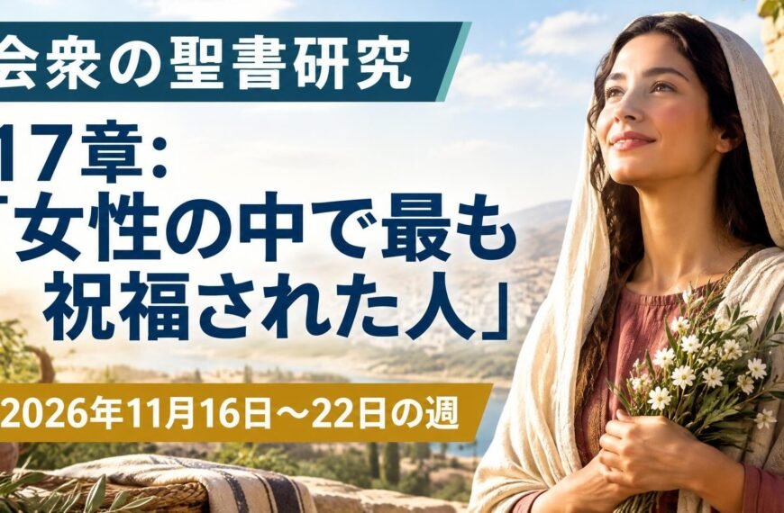 2026年11月16日から22日の週の会衆の聖書研究