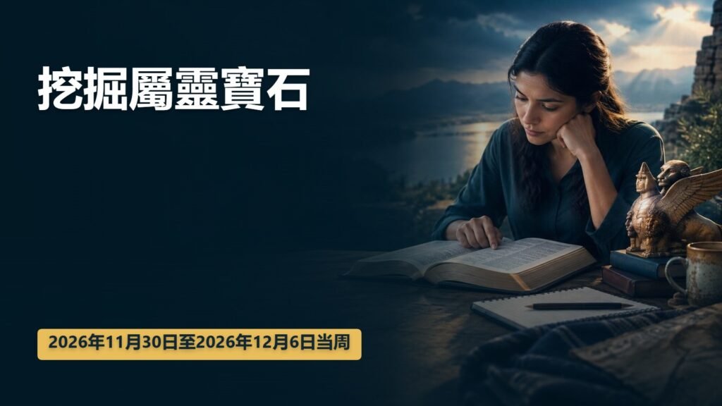2026年11月30日至12月6日這一週的挖掘屬靈寶石