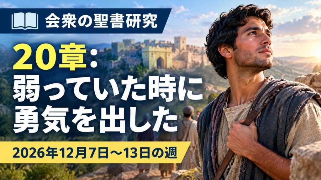 2026年12月7日から13日の週の会衆の聖書研究