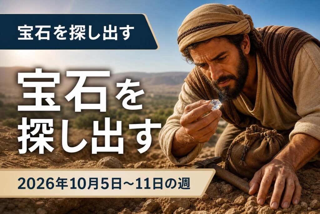 2026年10月5日から11日の週の「宝石を探し出す」