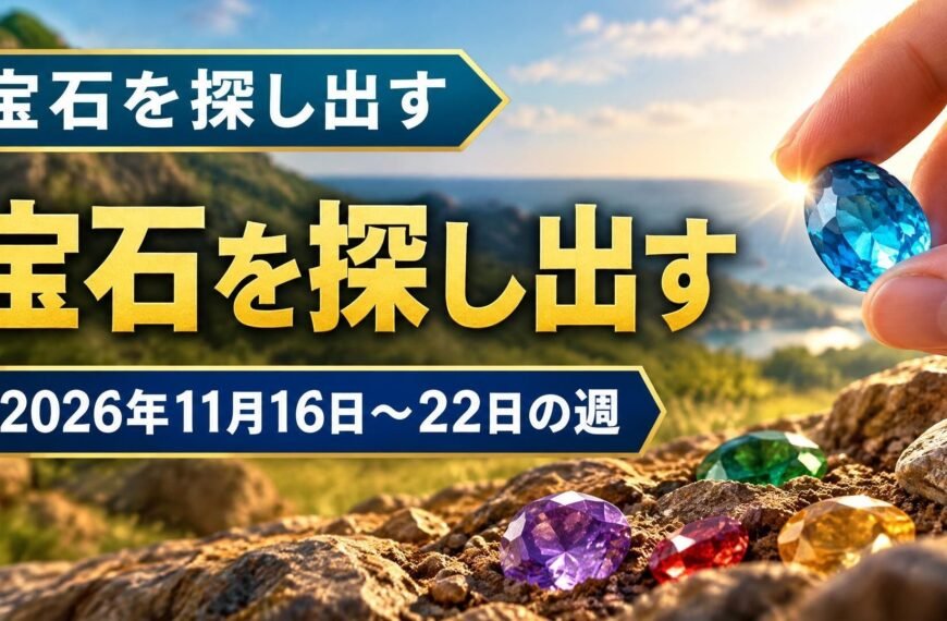 2026年11月16日から22日の週の宝石を探し出す