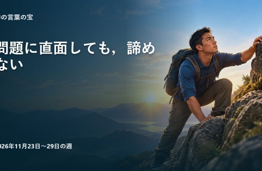 2026年11月23日から29日までの週の神の言葉の宝