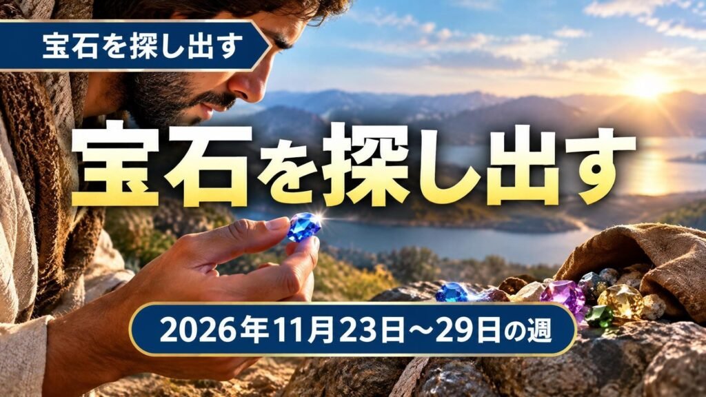 2026年11月23日から29日までの週の「宝石を探し出す」