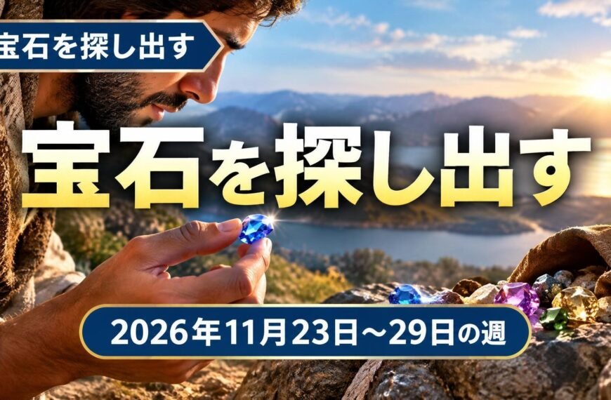 2026年11月23日から29日までの週の「宝石を探し出す」