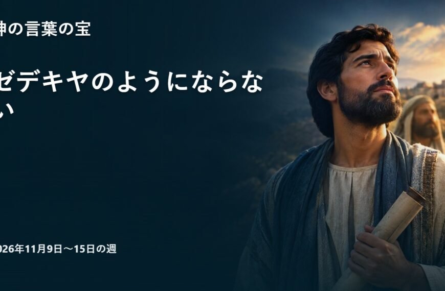 2026年11月9日から15日の週の神の言葉の宝