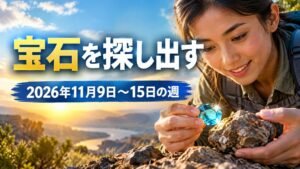 2026年11月9日から15日の週の「宝石を探し出す」