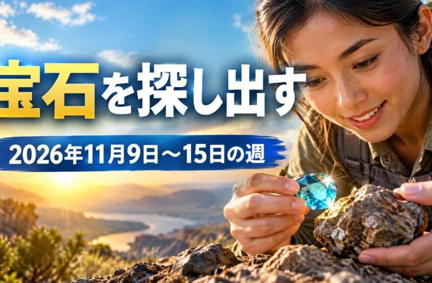 2026年11月9日から15日の週の「宝石を探し出す」