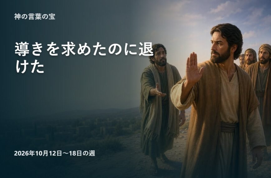 2026年10月12日から18日の週の「神の言葉の宝」