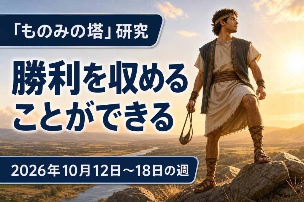 2026年10月12日から18日までの週の「ものみの塔」研究