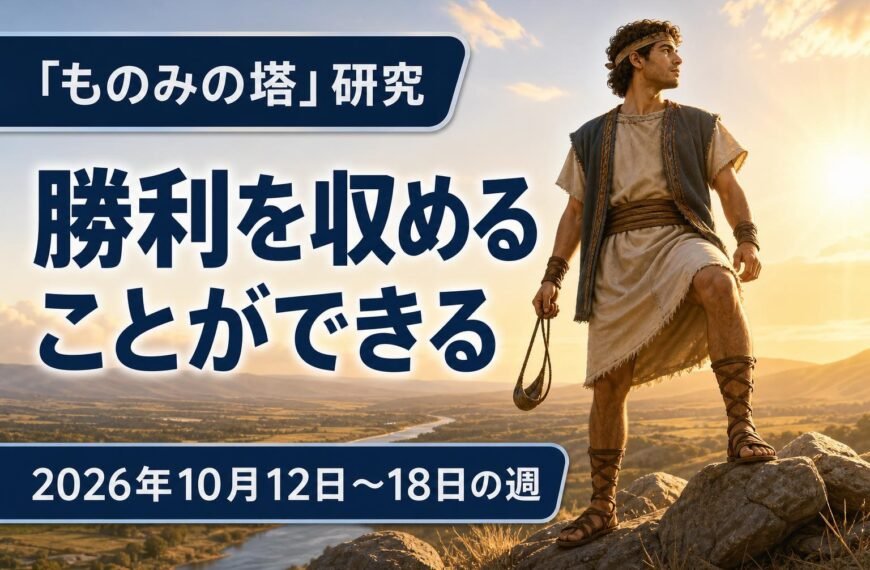 エホバの証人の集会のコメント 2026年10月12日から18日までの週の「ものみの塔」研究