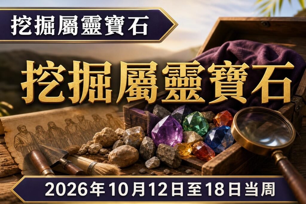 2026年10月12日至18日挖掘属靈寶石
