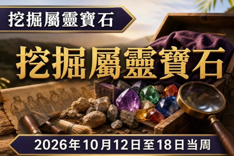 2026年10月12日至18日挖掘属靈寶石