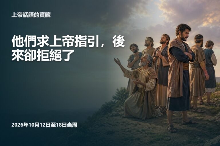 2026年10月12日至18日的《上帝話語的寶藏》