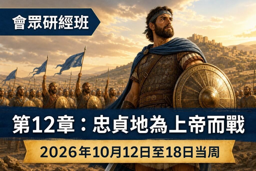2026年10月12日至18日這一週的會眾聖經研究 2026年10月12日至18日這一週的會眾聖經研究