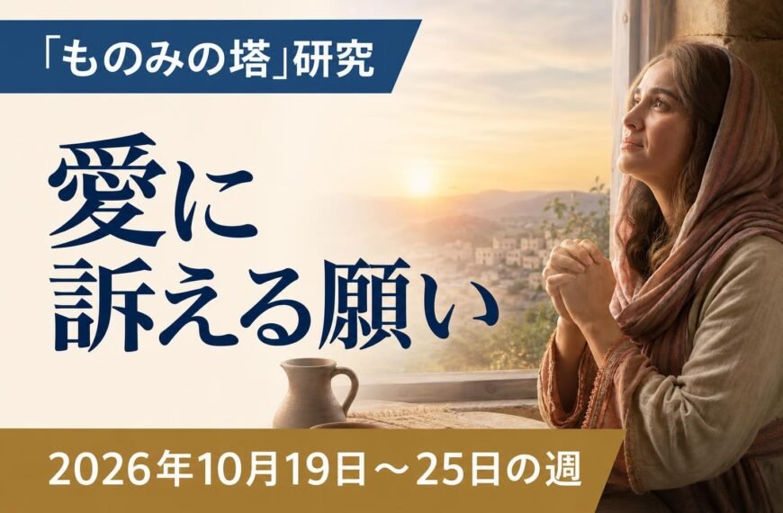 2026年10月19日から25日の週の「ものみの塔」研究
