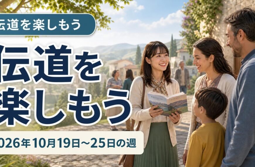 2026年10月19日から25日の週の「伝道を楽しもう」