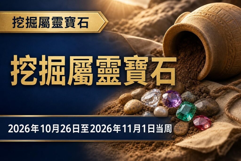 2026年10月26日-11月1日挖掘屬靈寶石 2026年10月26日-11月1日挖掘屬靈寶石