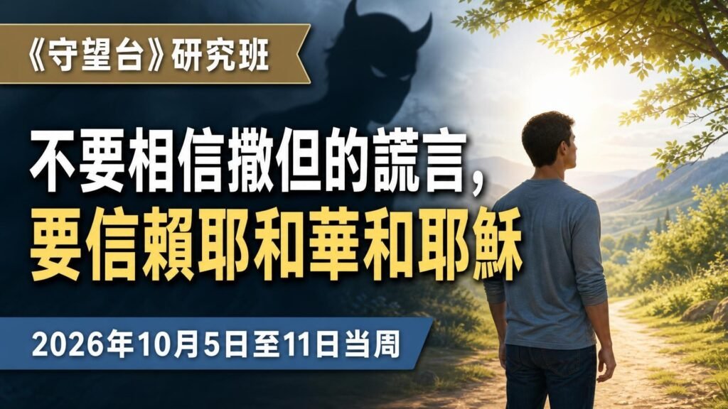 2026年10月5日至11日《守望台》研究 2026年10月5日至11日《守望台》研究