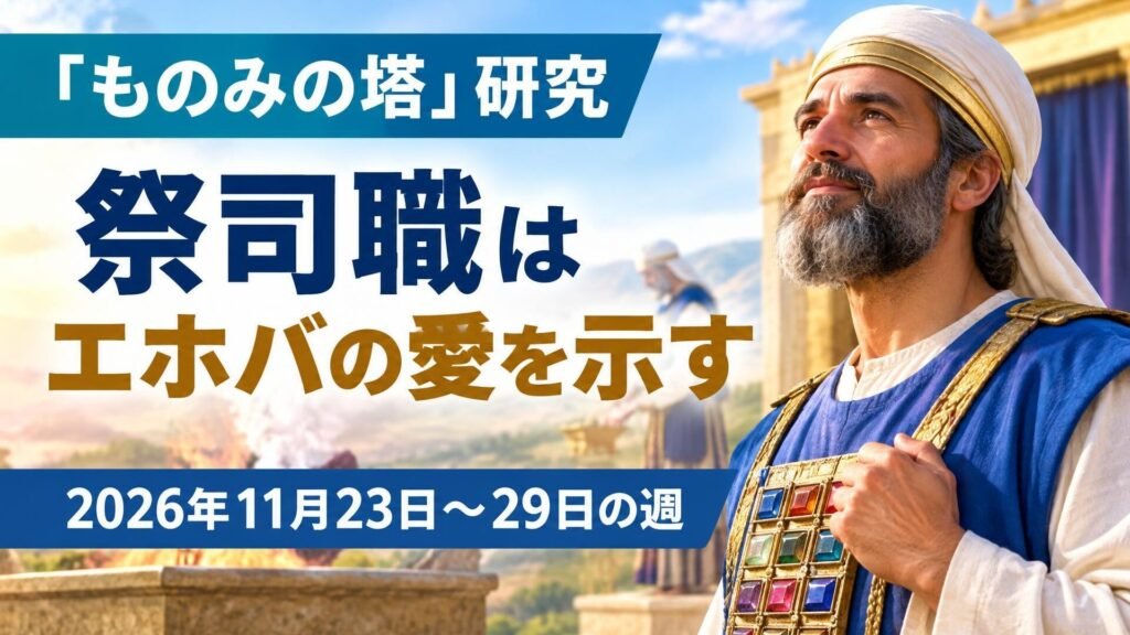 2026年11月23日から29日の「ものみの塔」研究