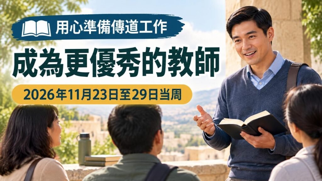 2026年11月23日至29日這一周的成為更優秀的教師 2026年11月23日至29日這一周的成為更優秀的教師