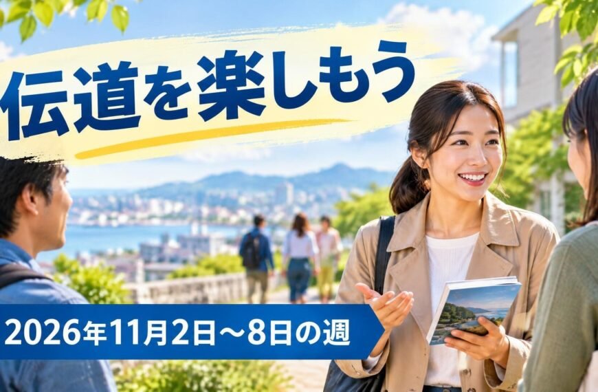 2026年11月2日から8日の週の「伝道を楽しもう」