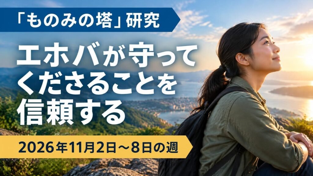 2026年11月2日から8日までの週の「ものみの塔」研究