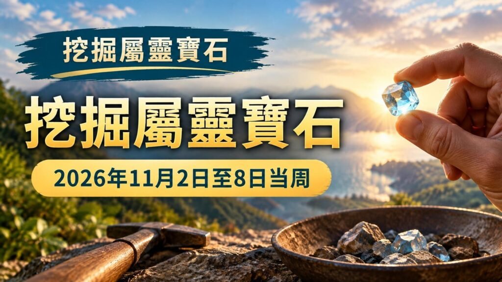 2026年11月2日至8日這一週挖掘屬靈寶石