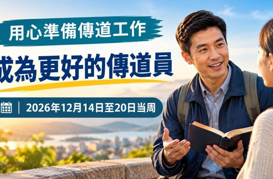 耶和華見證人聚會評論 2026年12月14日至20日這一周的《成為更好的傳道員》