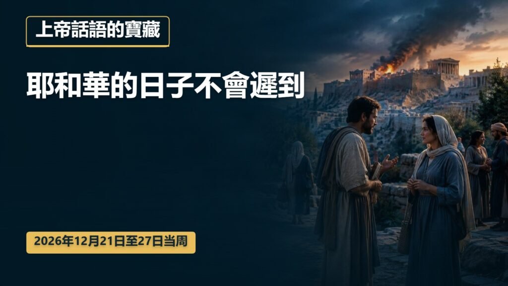 2026年12月21日至27日上帝話語的寶藏